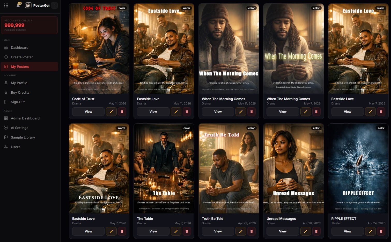 Poster Generator — AI film poster generation